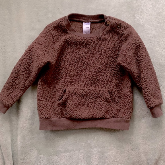 Carters Brown Bear 4 Piece Matching Set Size 18 Months - Picture 4 of 9